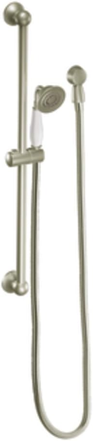 Moen S12107EP Weymouth Traditional Eco-Performance Handshower Handheld Shower with 30-Inch Slide Bar and 69-Inch Metal Hose, Chrome