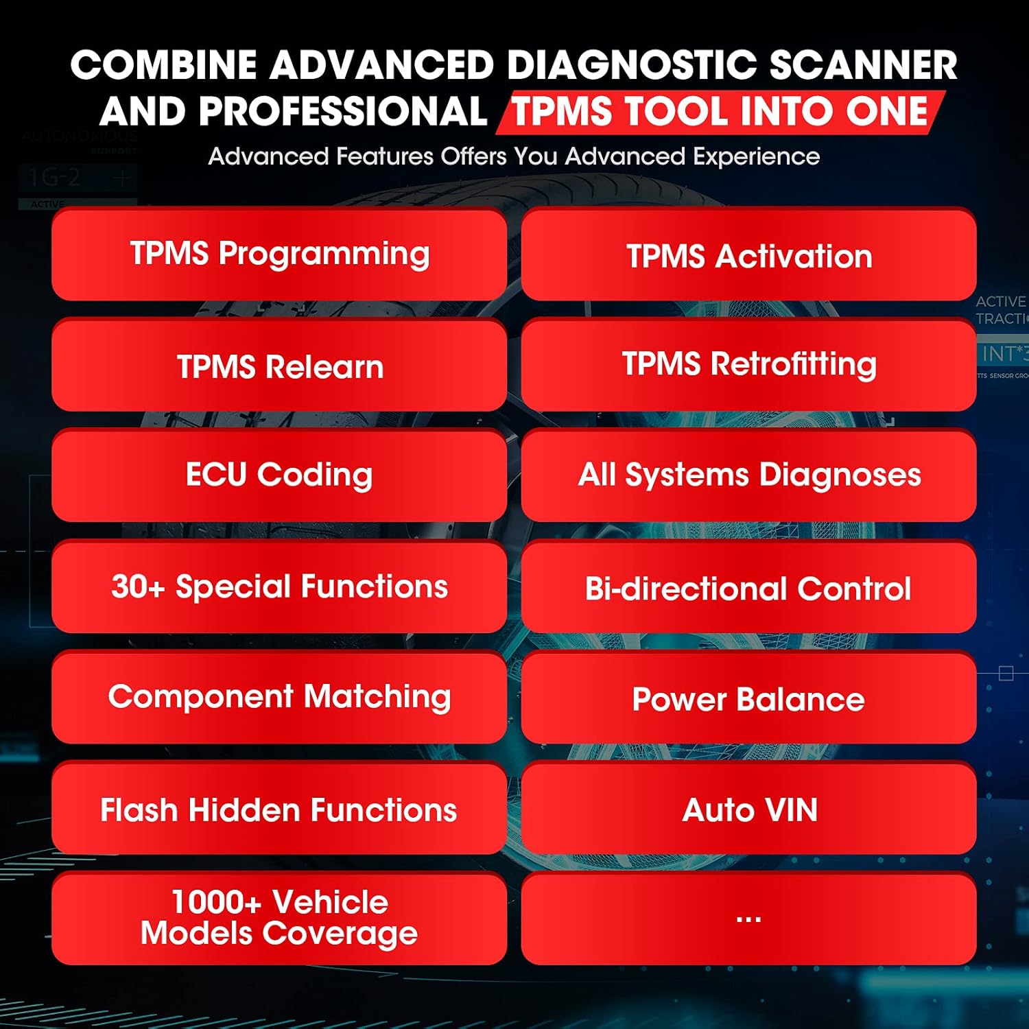 Autel MaxiPRO MP808TS Diagnostic Scanner: 2022 Newest OBD2 Auto Scanner and TPMS Programming Tool with ECU Coding, 30+ Service, Advanced TPMS Functions, Updated of MP808/DS808/MP808K/MS906/MS906TS