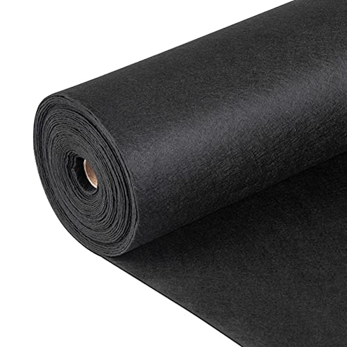VEVOR Happybuy Premium Weed Barrier Fabric Heavy Duty 3.2OZ, Woven Weed Control Fabric, High Permeability Good for Flower Bed, Geotextile Fabric for Underlayment, Polyethylene Ground Cover