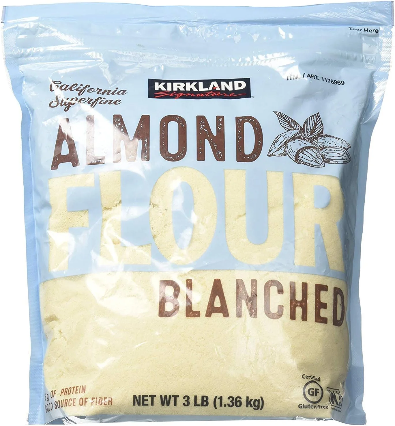 Fgdg Almond Flour Blanched California Superfine, 3 Pounds - 2 Pack - Curated Treasures Market