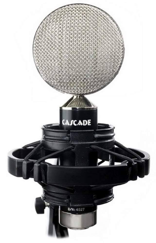 Cascade Fat Head II Ribbon Microphone (Black/Silver)