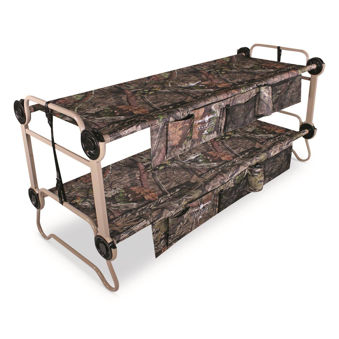 Large Disc-O-Bed Cam-O-Bunk with Organizers Mossy Oak