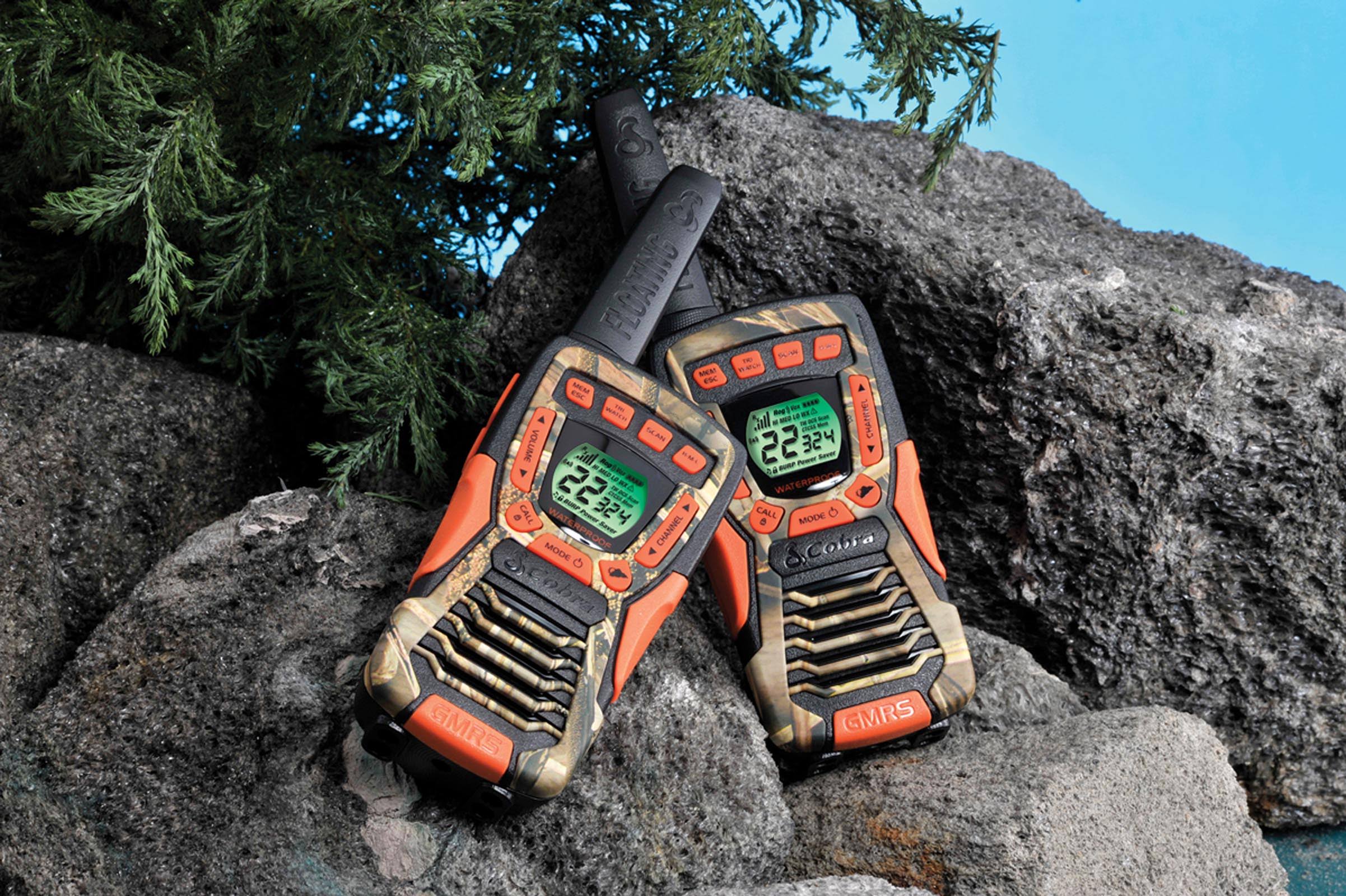 Cobra CXT1045R-FLT 37 Mi Waterproof Floating 2Way Radios Walkie Talkies - 8 pack