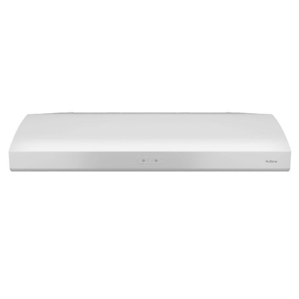 Nutone AHSA130WW Osmos 30 inch Range Hood Convertible Under Cabinet Light- White