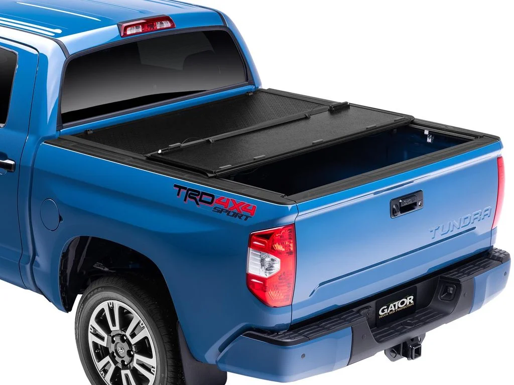 Gator by RealTruck EFX Hard Tri-Fold Truck Bed Tonneau Cover | GC44015 | Compatible with 2016 - 2023 Toyota Tacoma will not work w/ Trail Edition models 6' 2" Bed (73.7")