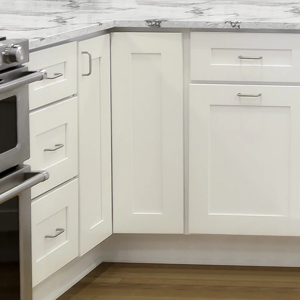 Design House 561407 Brookings Unassembled Shaker Base Kitchen Cabinet 36x34.5x24, White