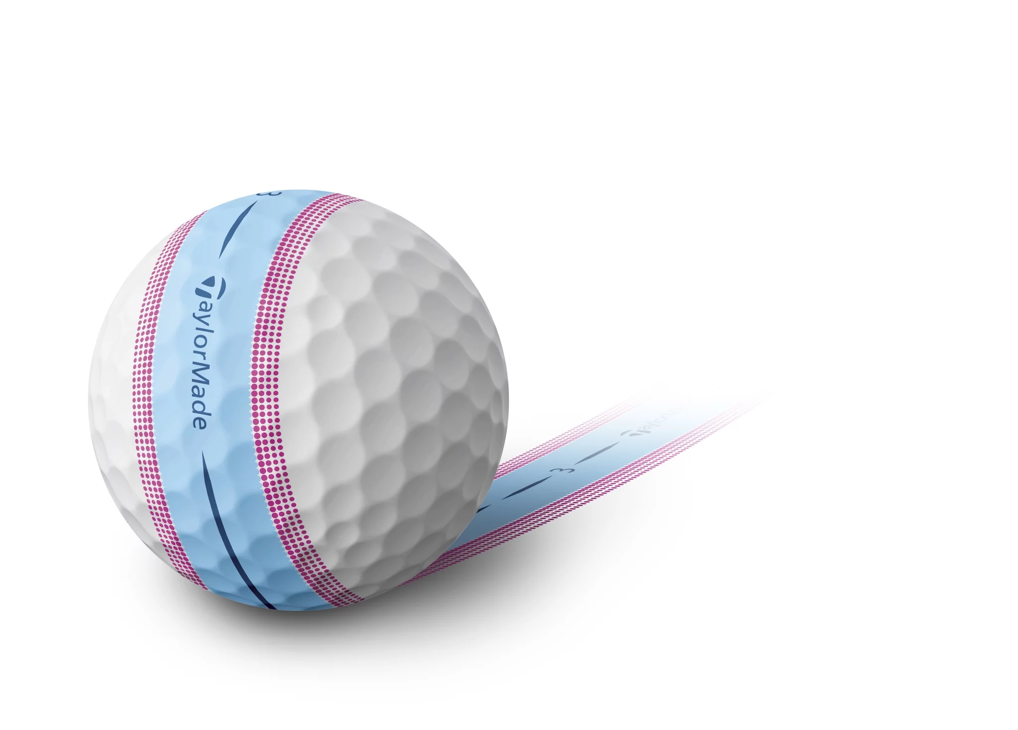 TaylorMade Tour Response Stripe Golf Balls, 12 Pack, White