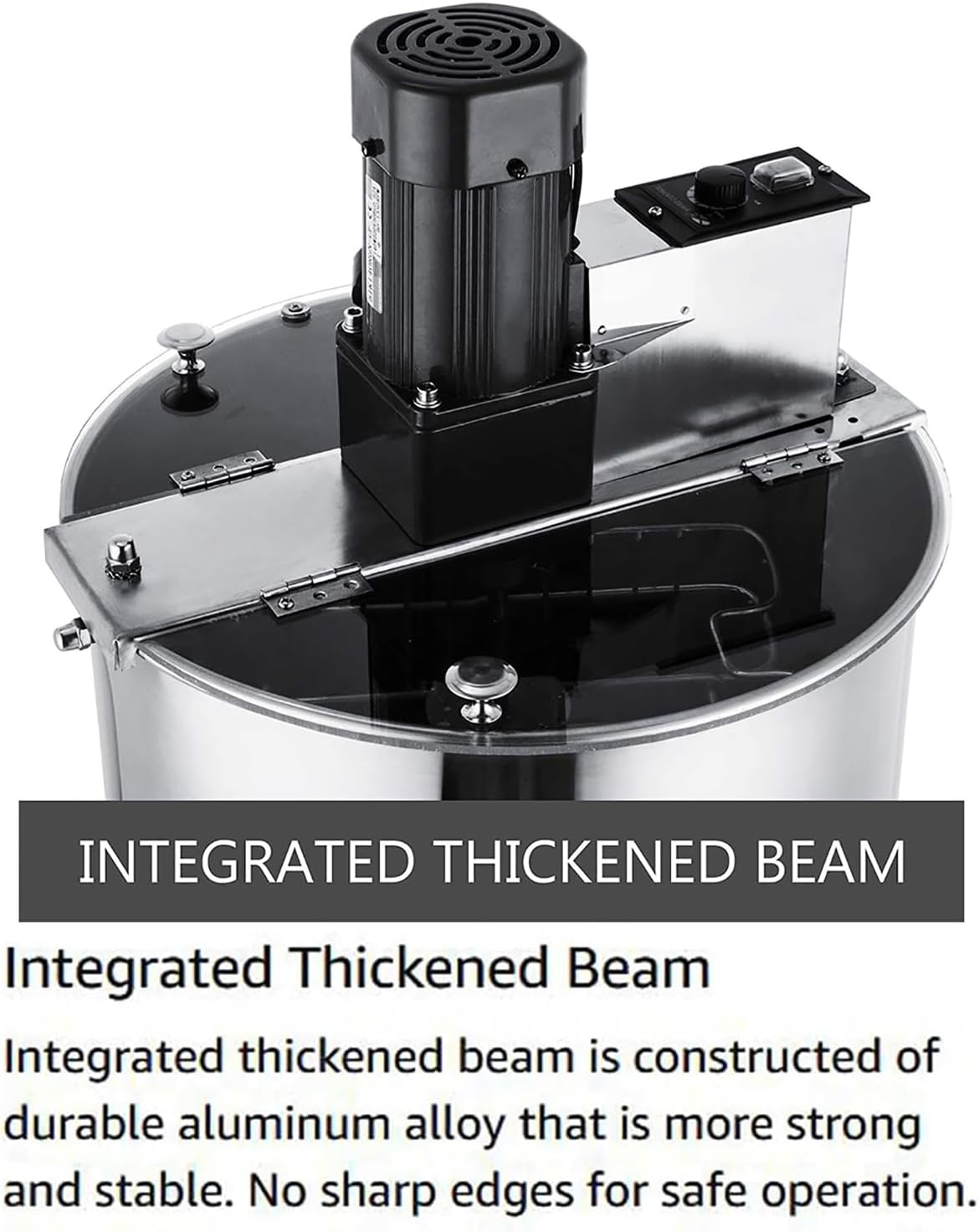 Electric Honey Extractor Separator, 3 Frame Food Grade Stainless Steel Honey Extractor, Drum Extraction Apiary Centrifuge Equipment for Honey Making, for Beekeeper