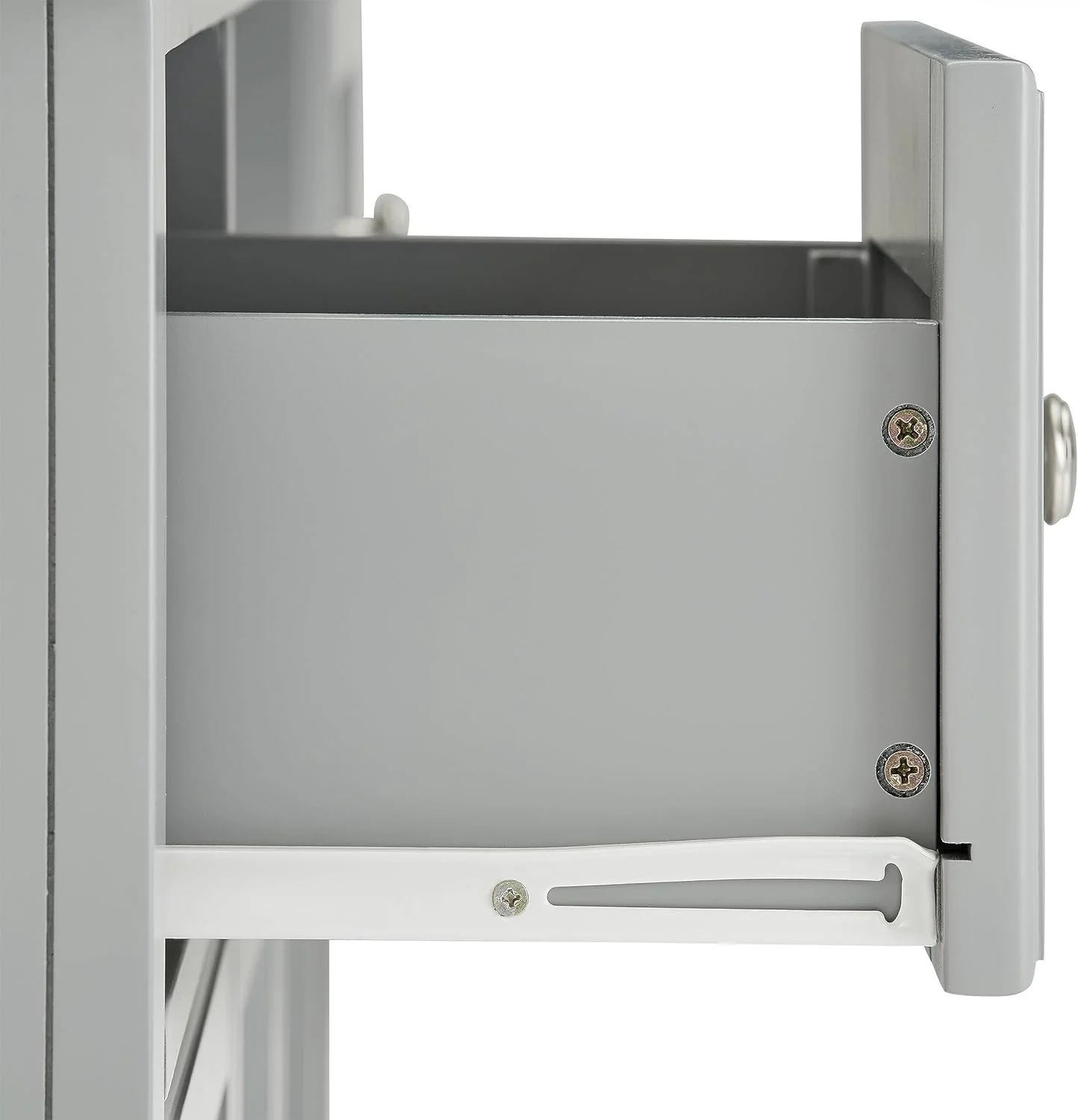 Corner TV Stand - Gray