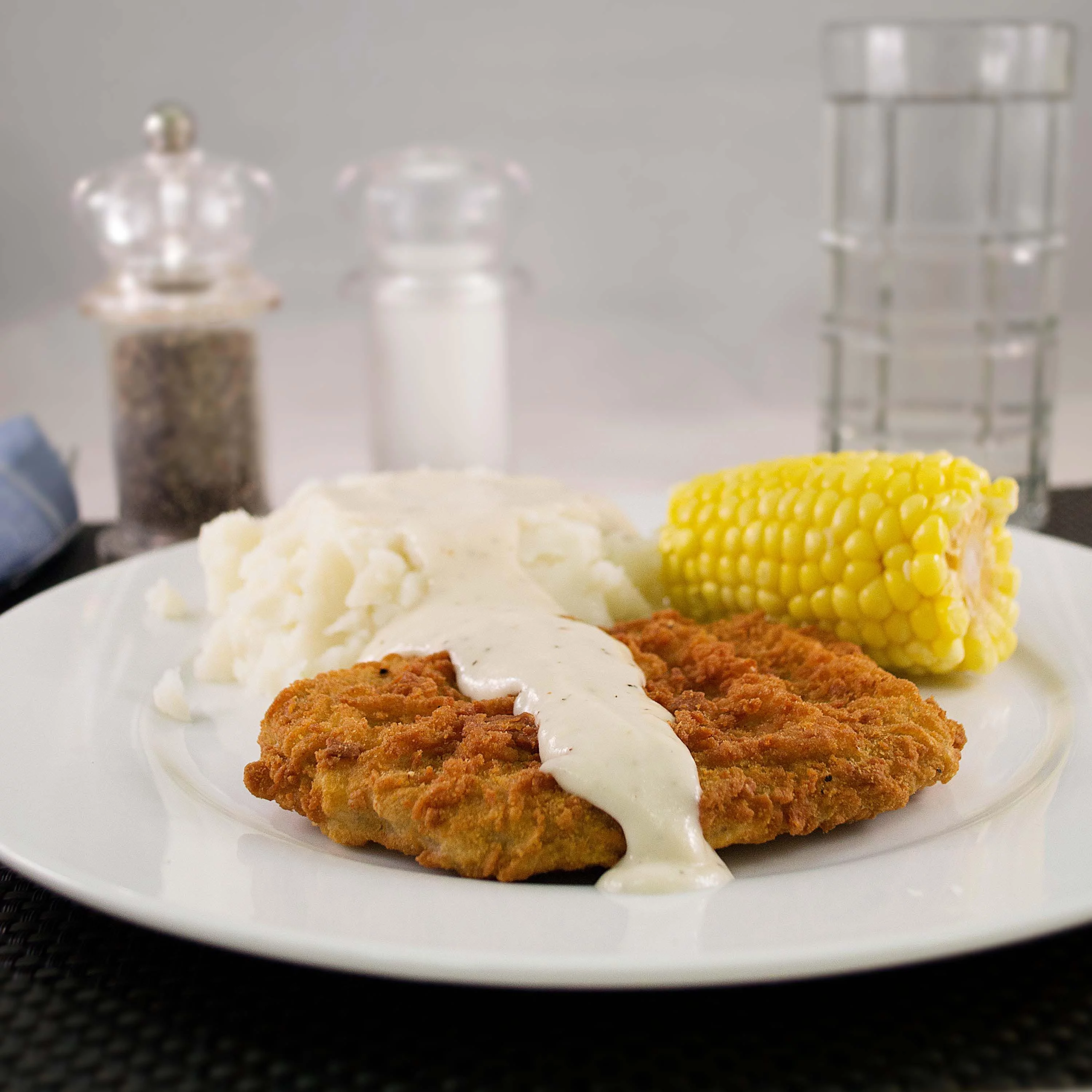 Kings Command Foods Raw Chicken Fried Beef Steak - Southern Style, 5.3 Ounce - 30 per case.