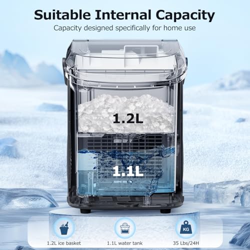 ZAFRO Nugget Ice Maker Countertop