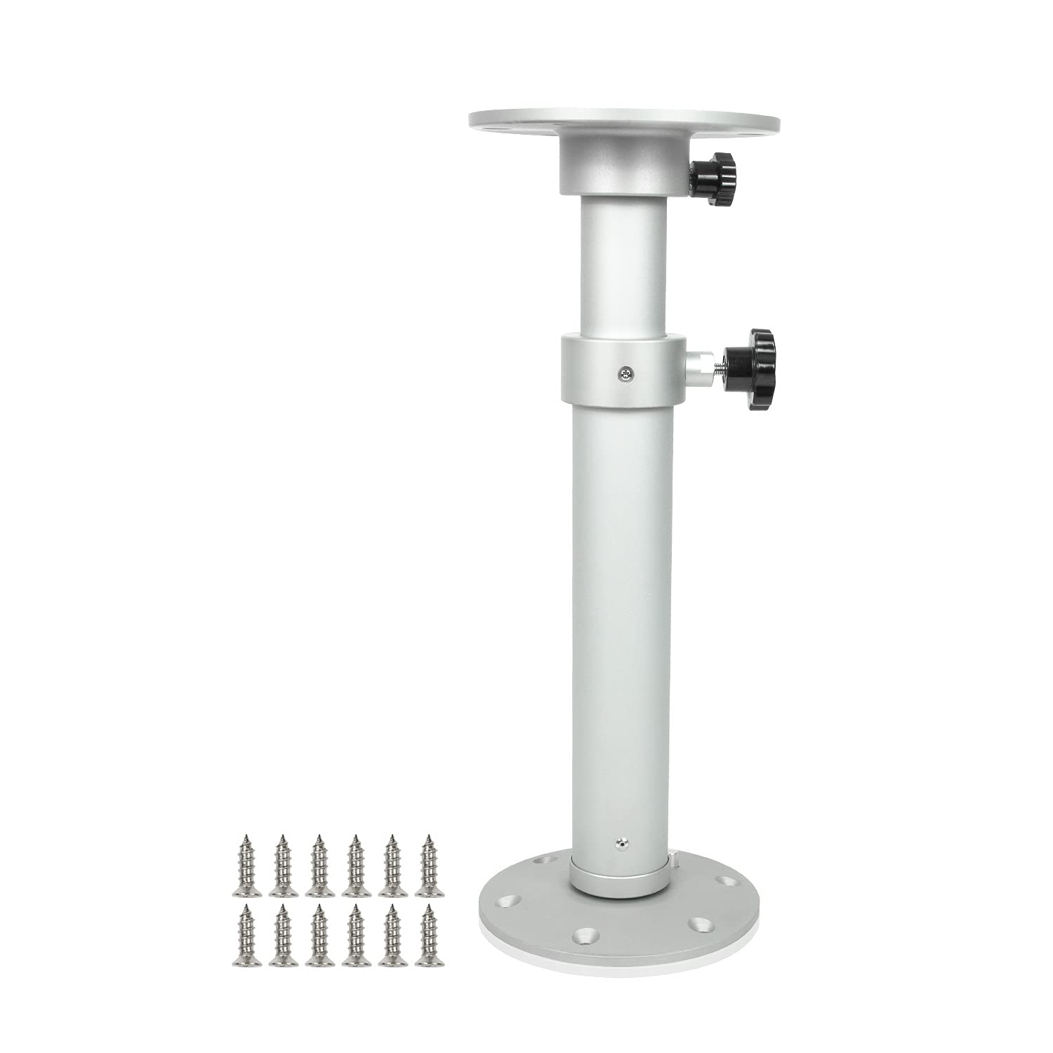 Adjustable Table Pedestal Stand Detachable Table Base Kit Compatible with Boat Yacht RV Motorhome Caravan