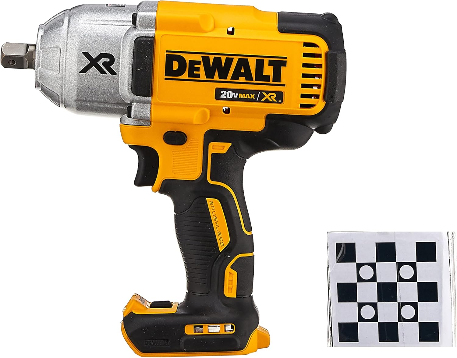 DEWALT 20V MAX XR Brushless High Torque 1/2" Impact Wrench with Detent Anvil, Cordless, Tool Only (DCF899B)