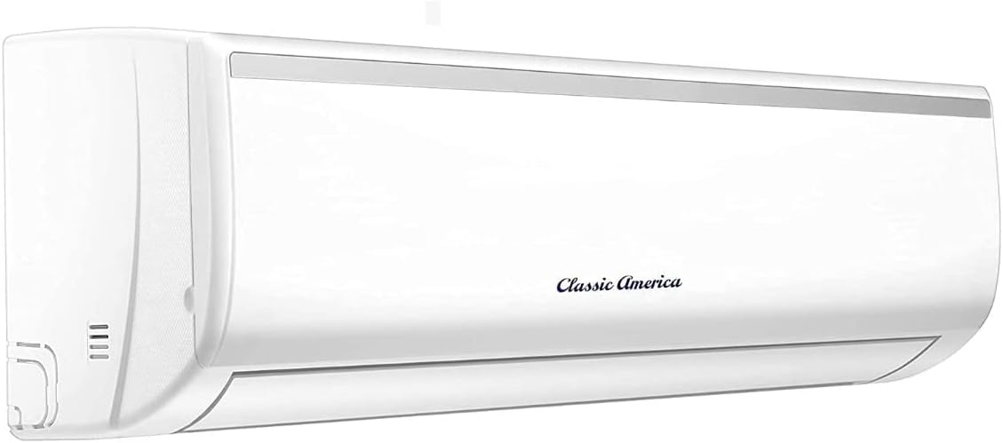 (12000BTU/120VAC/20SEER) Mini Split AC/Heating System - 600 SqFt Coverage - Ductless/Wall Mounted - Energy Saving Inverter - Includes 16' Installation Kit and Remote - WiFi/Alexa Ready