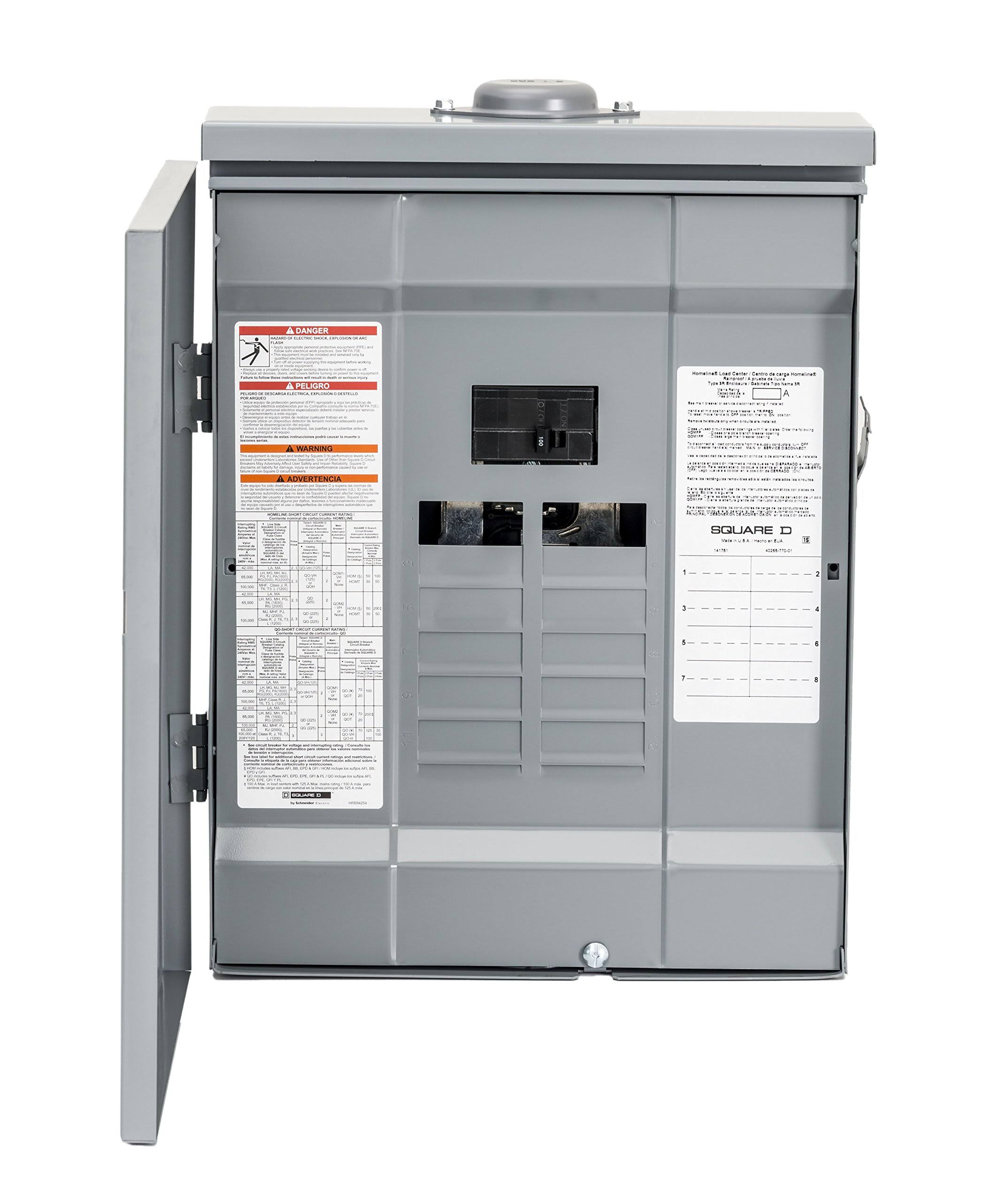 Square D 100A Load Center HOM816M100PRB