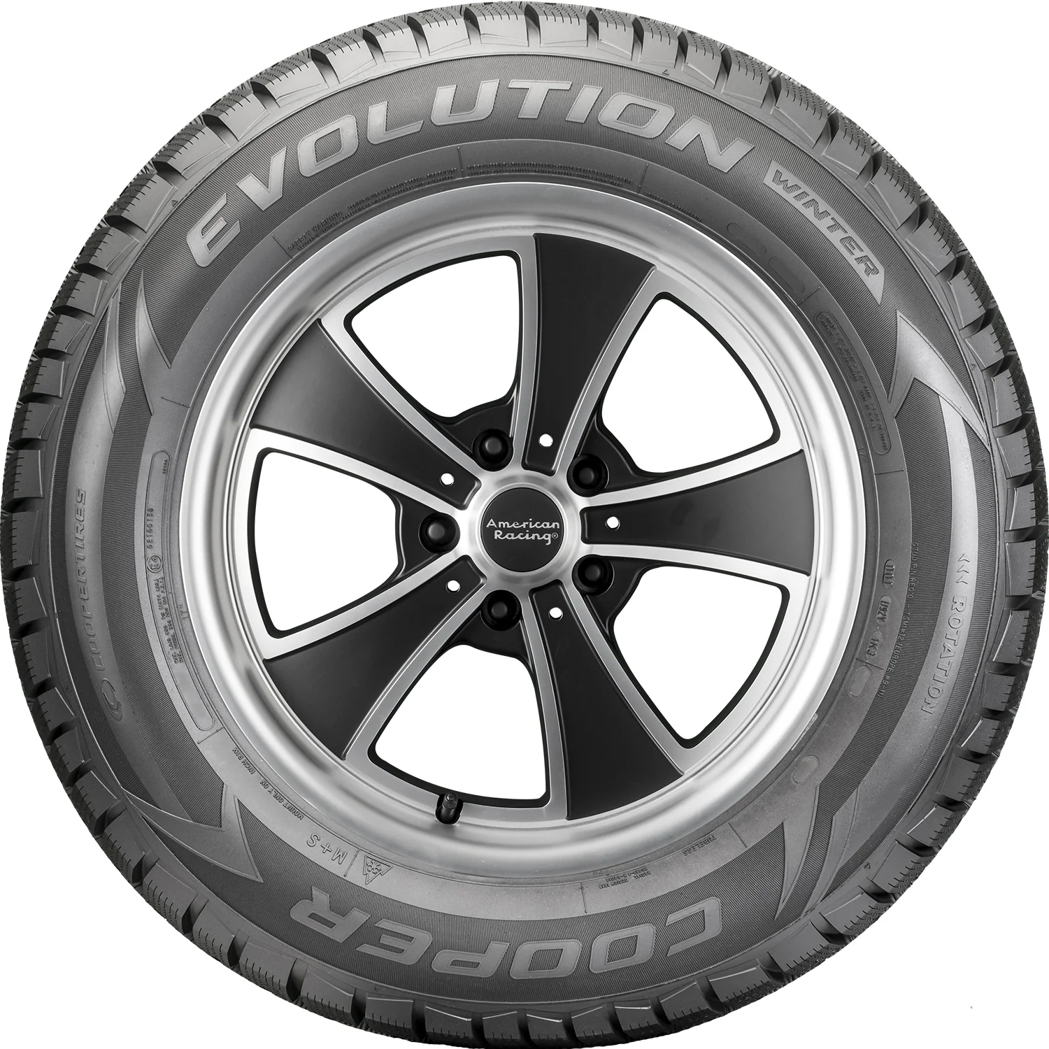 Set of 4 (FOUR) Cooper Evolution Winter 235/65R18 106T Winter Snow Tires Fits: 2017-19 Cadillac XT5 Luxury, 2014-17 INFINITI QX60 Hybrid