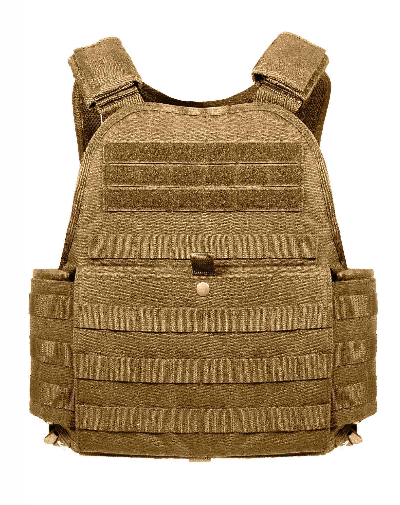 Rothco Molle Plate Carrier Vest - Black