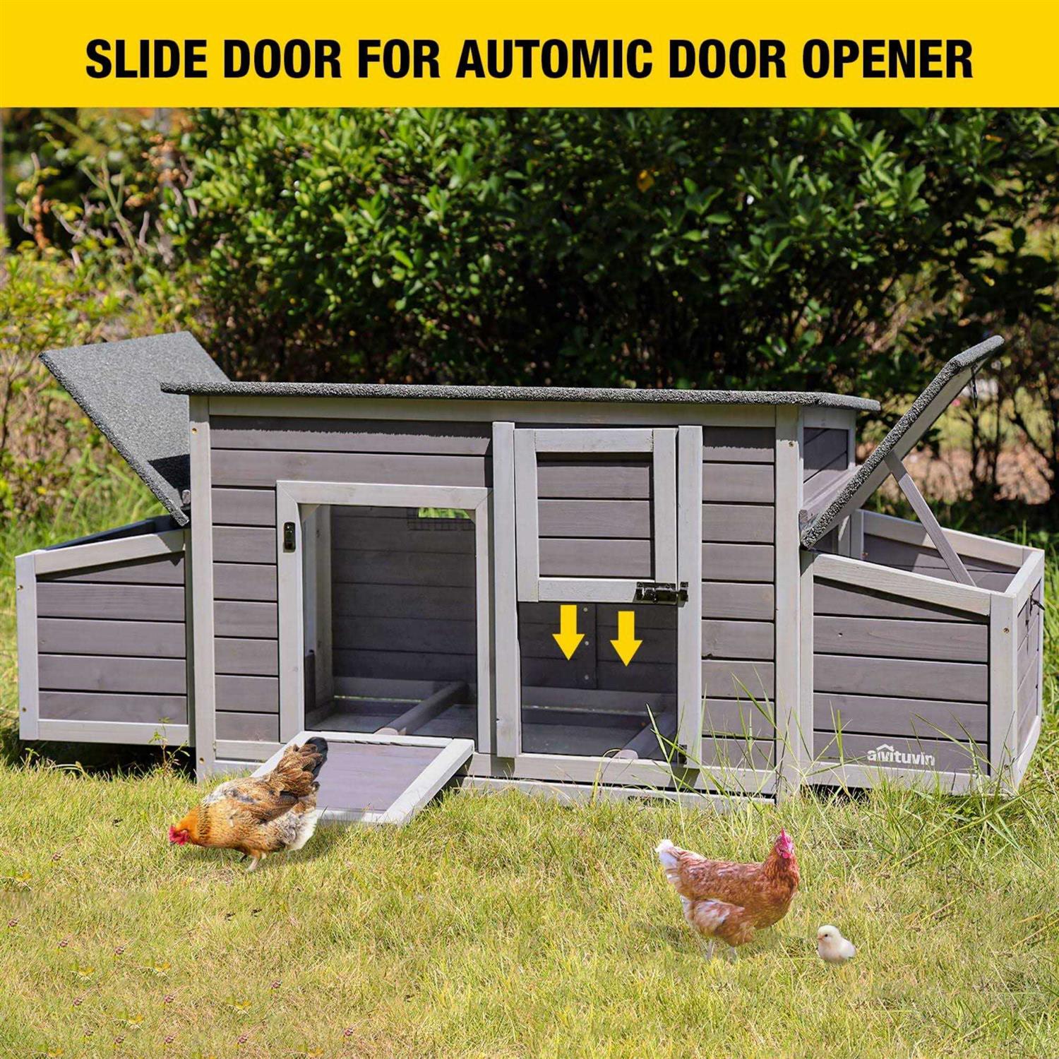 Morgete Chicken Coop Chicken House Outdoor for Duck Quail Hen Cage 2 Nesting Boxes - Pet Supplies online store