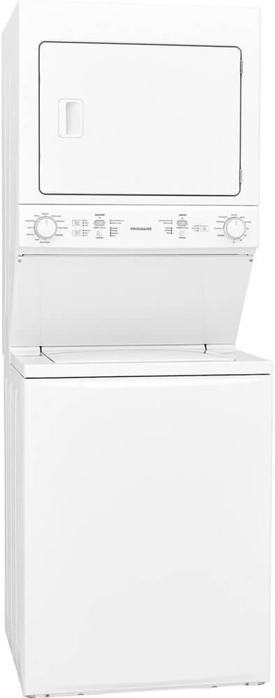 Frigidaire FFLE3900UW 27 Laundry Center with 3.9 cu. ft. Washer Capacity 5.5 cu. ft. Dry Capacity 10 Wash Cycles 6 Electric Dry Cycles in White