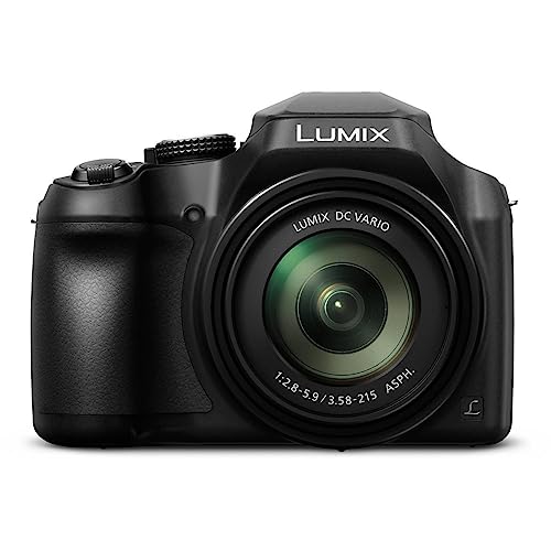 Panasonic LUMIX FZ80D Compact Camera with 20-1200mm Zoom Lens, Point and Shoot Digital Camera with 4K Video/Photo Recording and Power Optical Image Stabilizer - DC-FZ80D