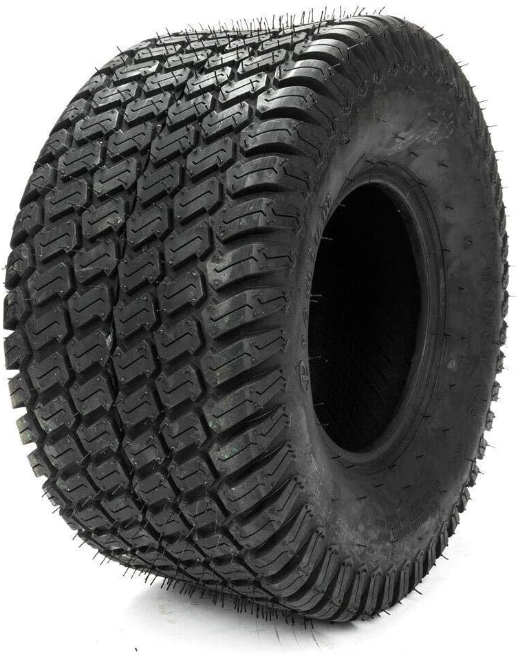 MOTORHOT 2Pcs 570LBS TIRES Tubeless 15x6.00-6 Turf Tires Lawn Mower Tractor OD:380mm Pack of 2