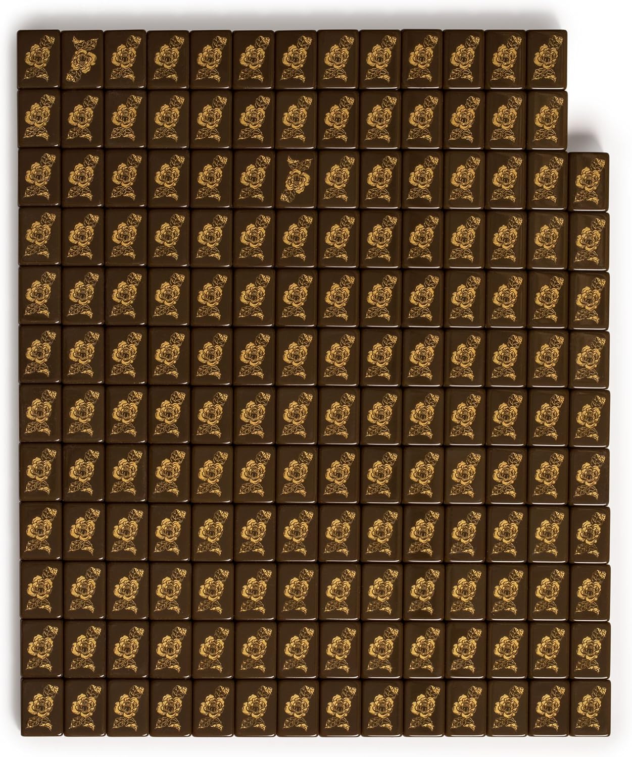 Yellow Mountain Imports Set of 166 American Mahjong Tiles - Peony