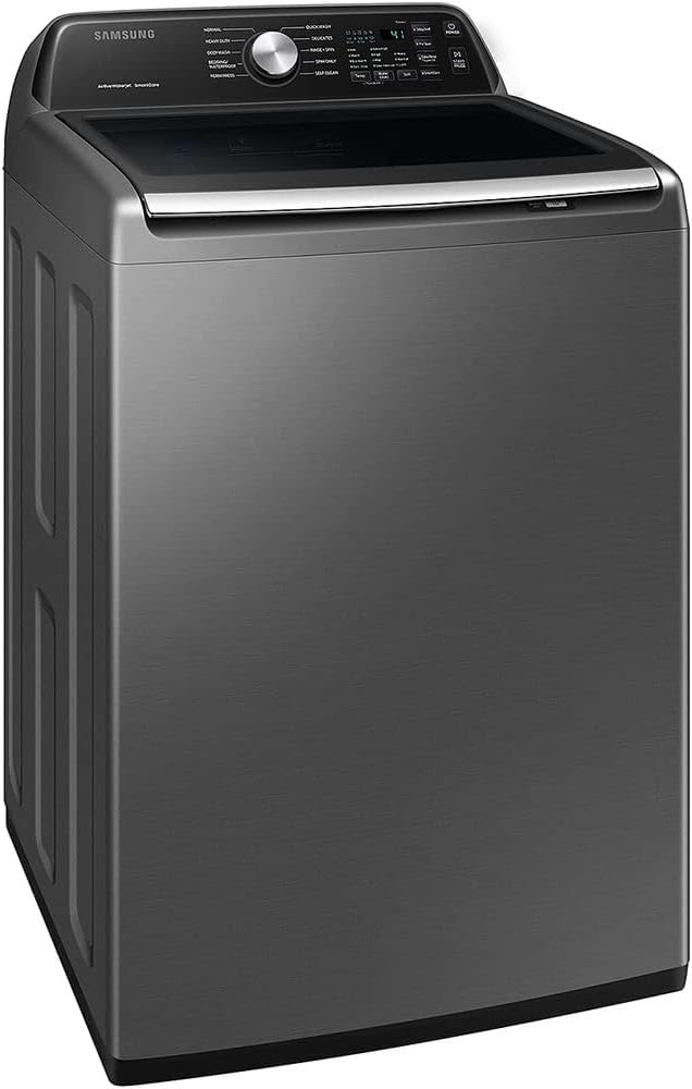SAMSUNG WA44A3405AP 4.4 cu. ft. Top Load Washer with ActiveWave(TM) Agitator and Active WaterJet in Platinum