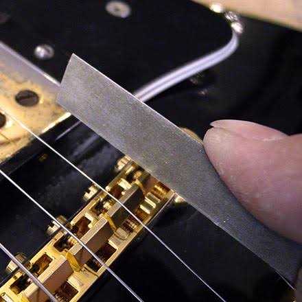 StewMac Gauged Nut Slotting File Set for Electric Guitar - Shop Hardware Tools Online Store