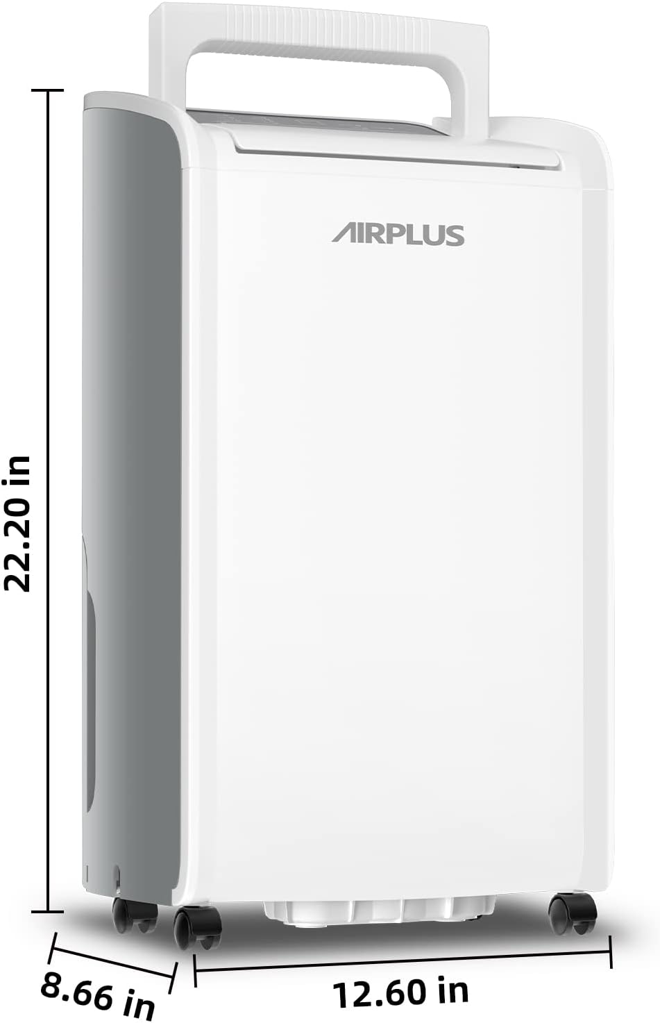AIRPLUS 4,500 Sq.Ft 70 Pint Dehumidifiers for Basement and Home-with Drain Hose,Efficient,Energy-with Dual Protection and 4 Smart Modes,24H Timer,Defrost,for Large room