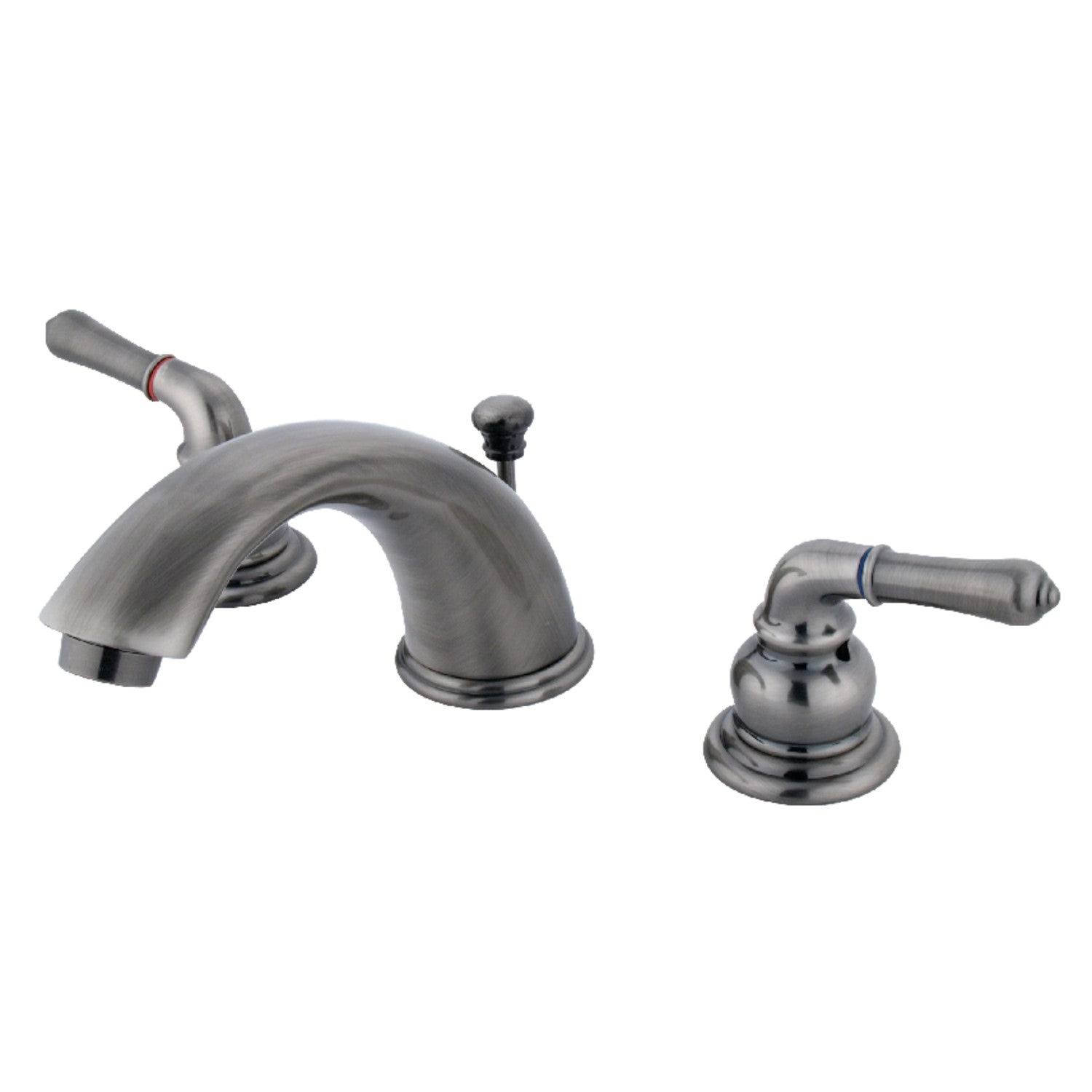 Magellan 8 in. Widespread Bathroom Faucet - Polished Chrome/Polished Brass QKB964