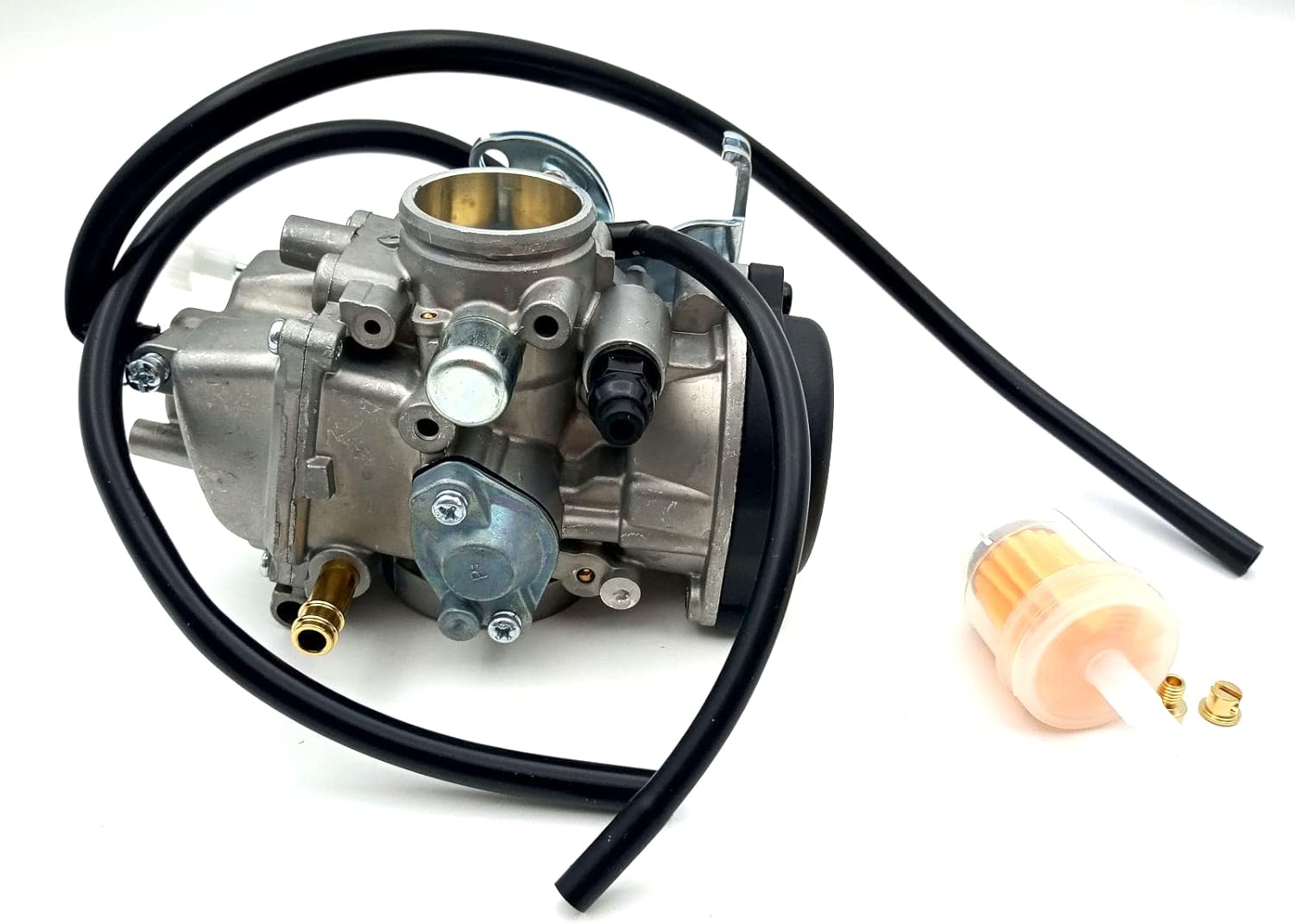 Ombialo GZ250 Carburetor Compatible with Suzuki GZ250 Carb 1999-2015 Replace No.13200-13F30 13200-13F40