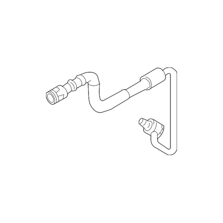 Genuine OE BMW Power Steering Return Hose 32-41-3-450-551