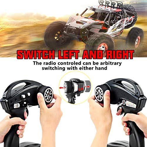 Gizmovine RTR Hobby RC Car 1:12 Scale 4WD Remote Control Truck 60+KM/H High Speed, Brushless 2.4 GHz Radio Controlled Cars with