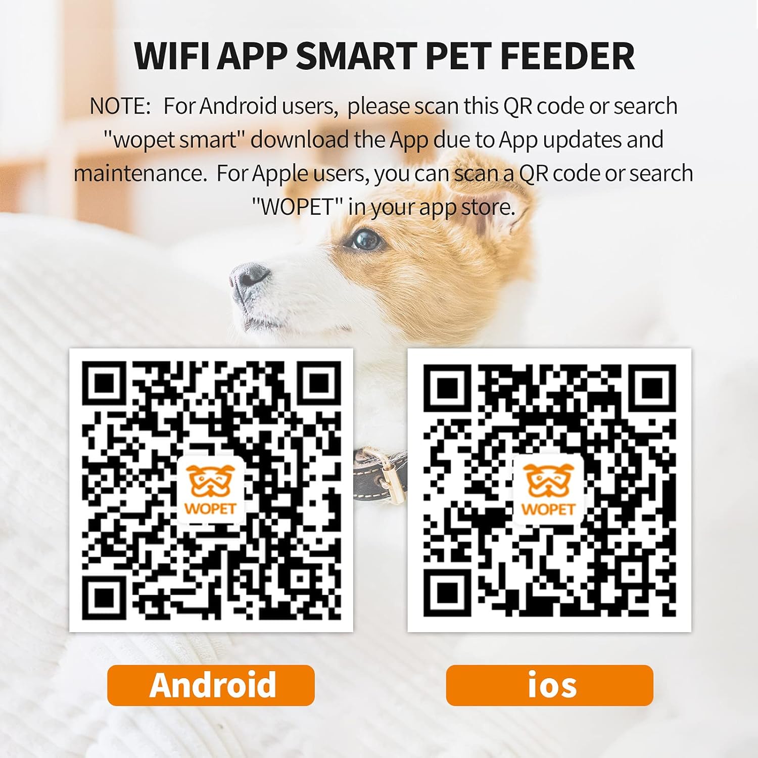 WOPET Automatic Cat Feeder with Camera,7L App Control Smart Feeder Cat Dog Food Dispenser,6-Meal Auto Pet Feeder with Timer Programmable,HD Camera for Voice and Video Recording