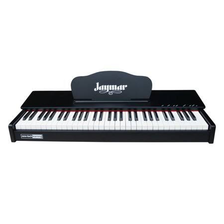 Jaymar 61 Key Table Top Digital Piano Keyboard, Black