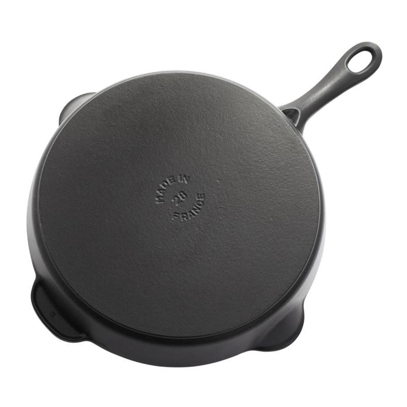 Staub Cast Iron 11-inch Traditional Skillet - Matte Black