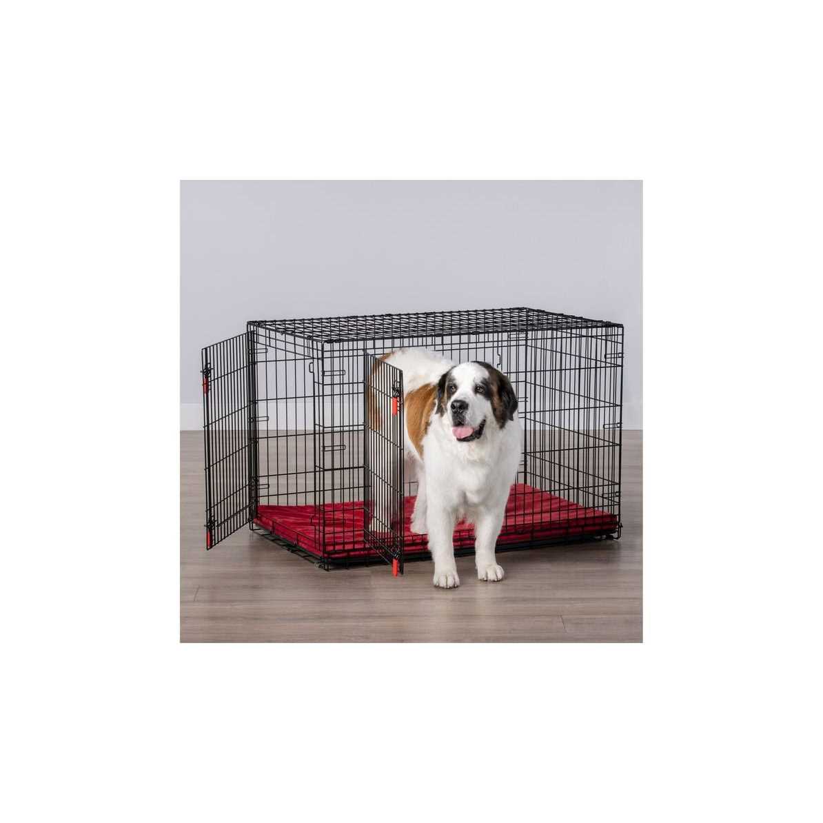 KONG Ultra-Strong Double Door Wire Dog Crate with Divider Panel - Pet Supplies online store