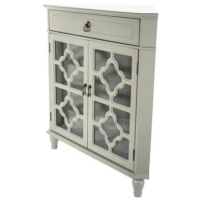 Moretown 2 Door Accent Cabinet Breakwater Bay Color: Sage Green