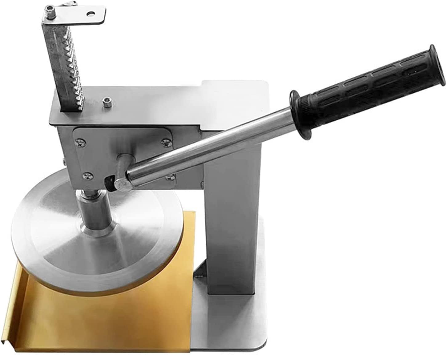 Dough sheeter Machine for Home, Manual Stainless Steel Dough Press, Pizza Dough Press, Pizza Forming Machine, with Labor-Saving Handle