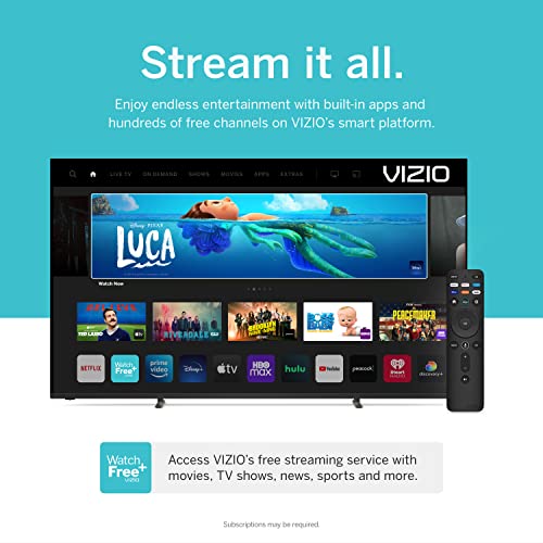 VIZIO 65-Inch V-Series 4K UHD LED HDR Smart TV with Apple AirPlay and Chromecast Built-in, Dolby Vision, HDR10+, HDMI 2.1, Auto Game Mode Low Latency Gaming, V655-J09, 2021 Model (Renewed)