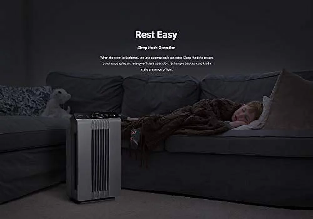 Winix 5300-2 Air Purifier With True Hepa, Plasmawave And Odor Reducing Carbon Filter,Gray