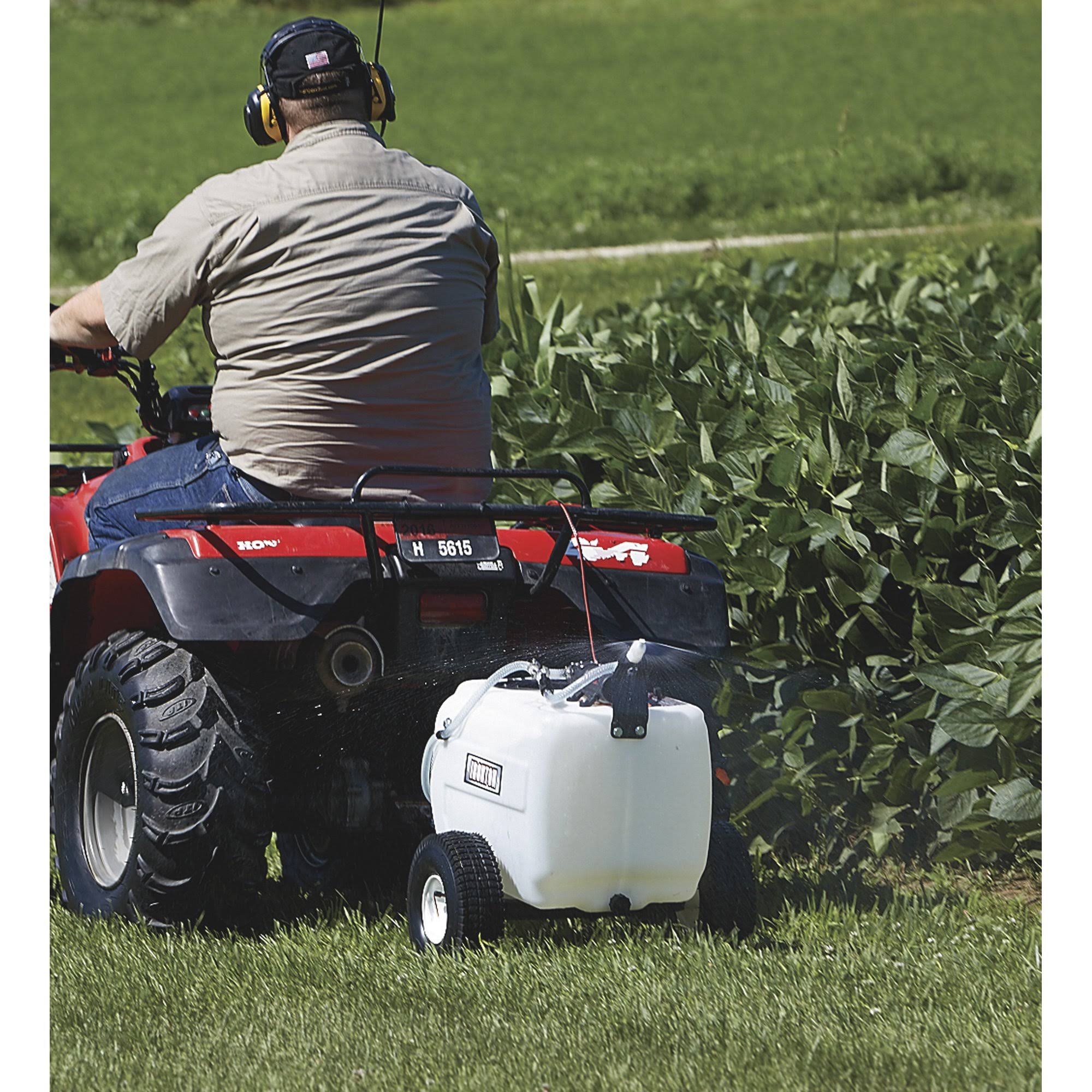 Ironton 13 Gallons 12 Volt DC Tow-Behind Towable Broadcast u0026 Spot Sprayer ATV 282790
