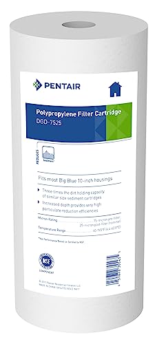 Pentair Pentek DGD Big Blue Sediment Water Filter, 10" x 4.5"