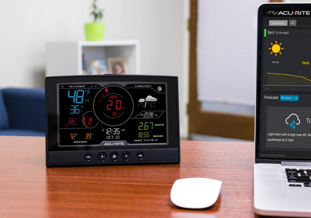 Acurite Iris (5-in-1) Direct-to-Wi-Fi Display 06100M