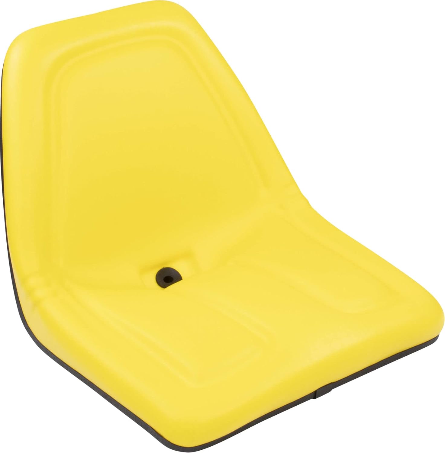 Zbox Seat Part # B1TM333YL - High Back Universal Lawn and Garden Mower Tractors Seat Michigan Style - Replacement and Compatible With Several John Deere Tractor & Riding Mower Seat (Black & Yellow) Pack of 2