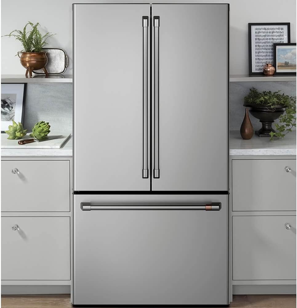 Cafe CWE23SP2MS123.1 cu. ft. Smart French Door Refrigerator in Stainless Steel, Counter Depth and ENERGY STAR