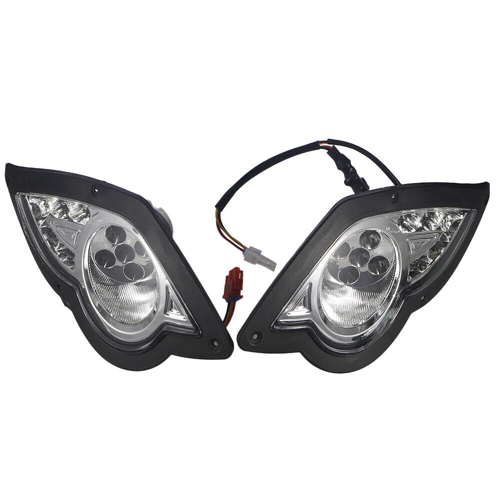 KingFurt Enhance Visibility with Adjustable LED Headlights/Tail Lights for Yamaha G29 Golf Cart - Easy Installation