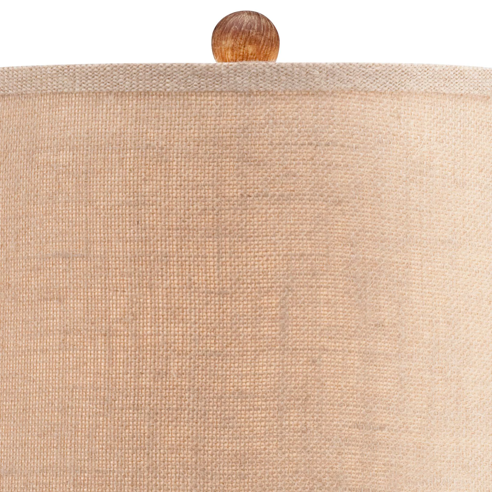 360 Lighting Coastal Table Lamps 27" Tall Set of 2 Rope and Clear Glass Jug Burlap Drum Shade for Living Room Family Bedroom Nightstand