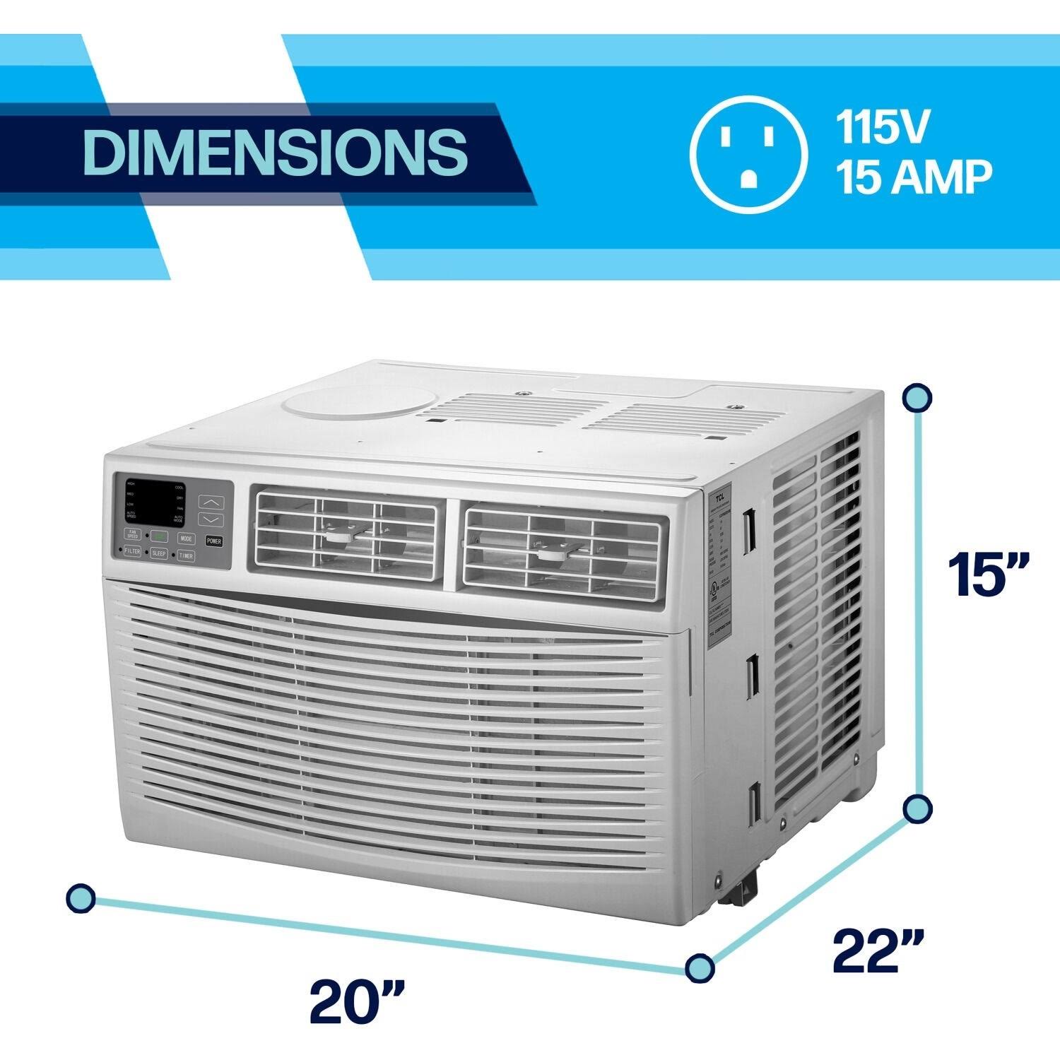 Arctic Wind 12000 BTU Electronic Window Air Conditioner