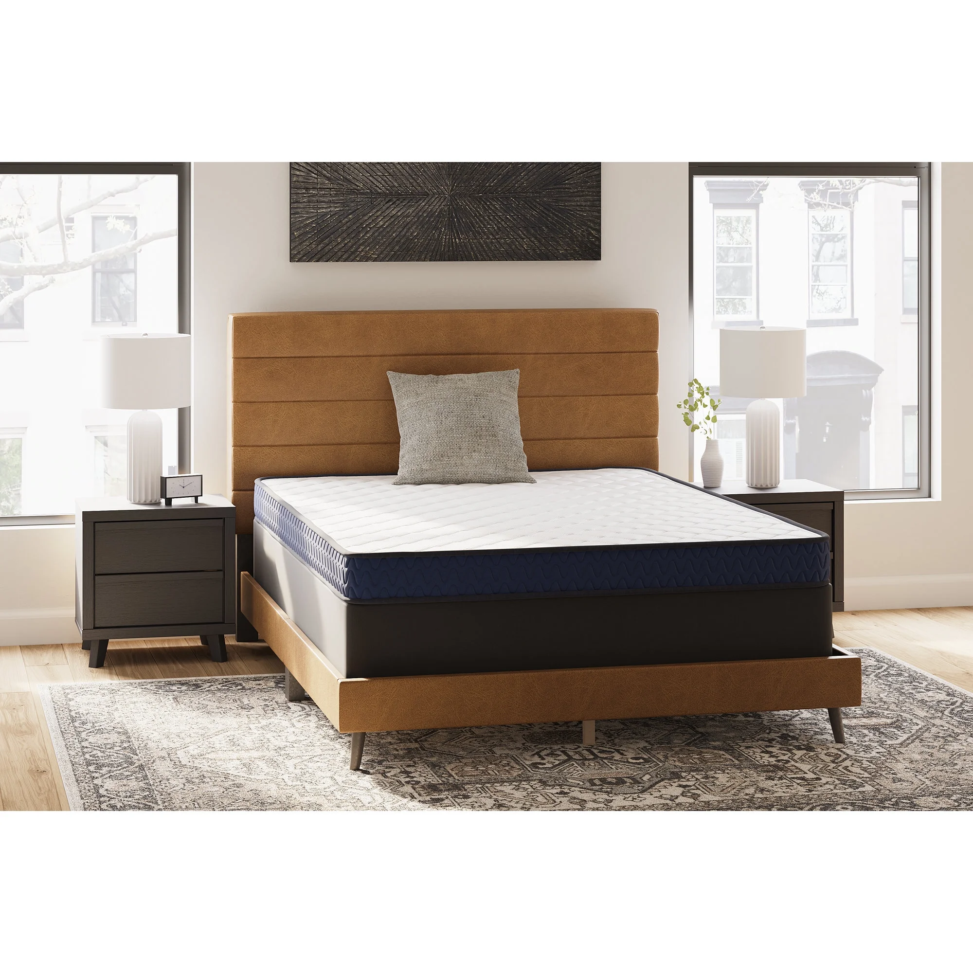 Signature Design by Ashley Firm Full Foam Mattress, White - Curated Treasures Market